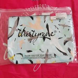 Thirty-One - Flights of Fancy Zipper Pouch